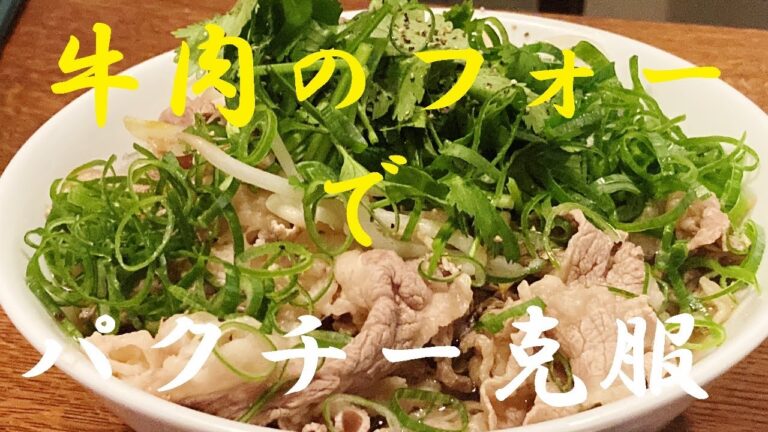 NEW 【牛肉のフォー】作り方★ベトナム料理店行って味パクして来たよフォーガー！そしてパクチー克服したよ～（笑）