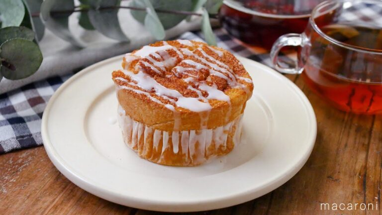 【パンの耳でシナモンロール風】パンの耳の消費に！生地を捏ねる手間いらず♪｜macaroni（マカロニ）