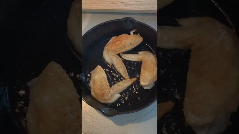 【焼く音】手羽先を焼くだけの主夫。Grill chicken wings　#asmr #料理 #cooking #shorts