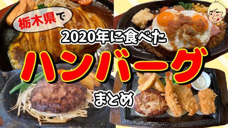 【ハンバーグ🍴】栃木県で2020年に食べたハンバーグまとめ【日光市/宇都宮市/鹿沼市/真岡市/芳賀町】