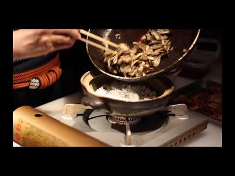 鮭ハラス醤油漬け焼き炊き込みご飯