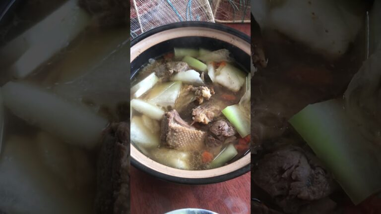 秋冬大补冬瓜老鸭汤