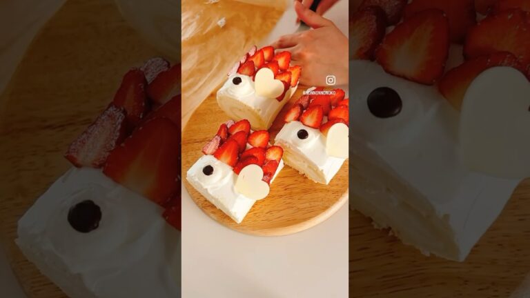 こどもの日！鯉のぼりケーキ！！ #かわいいケーキ #cake #ケーキ #ロールケーキ