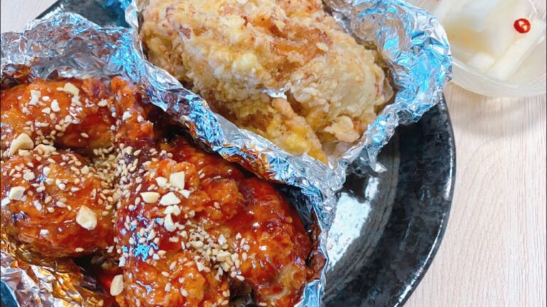 おやつにヤンニョムチキンを作って食べる元おデブ女子高生〜強炭酸水を添えて〜