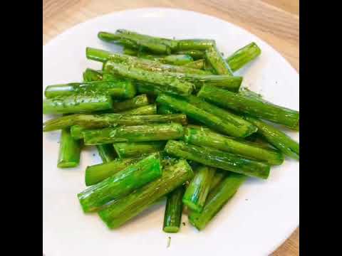 秋田県産ニンニクの芽のシンプル炒め！#Shorts