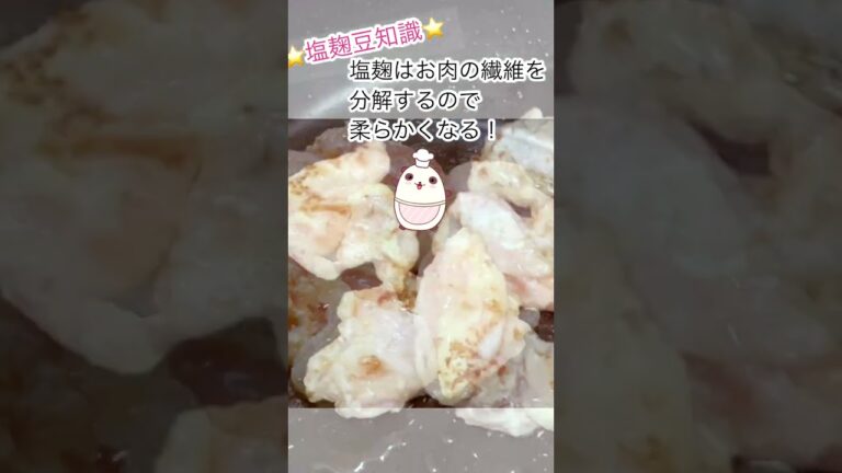 【鶏肉の塩麹焼き】～漬けて焼くだけ〜#shorts,#塩麹,#毎日ごはん