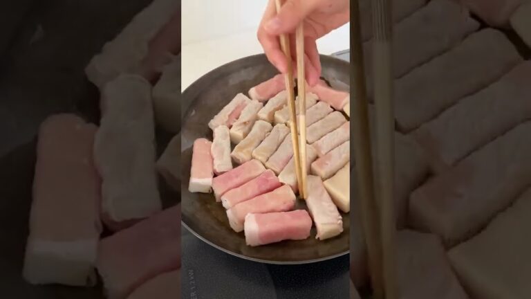 太らない！高野豆腐の豚ロース巻き