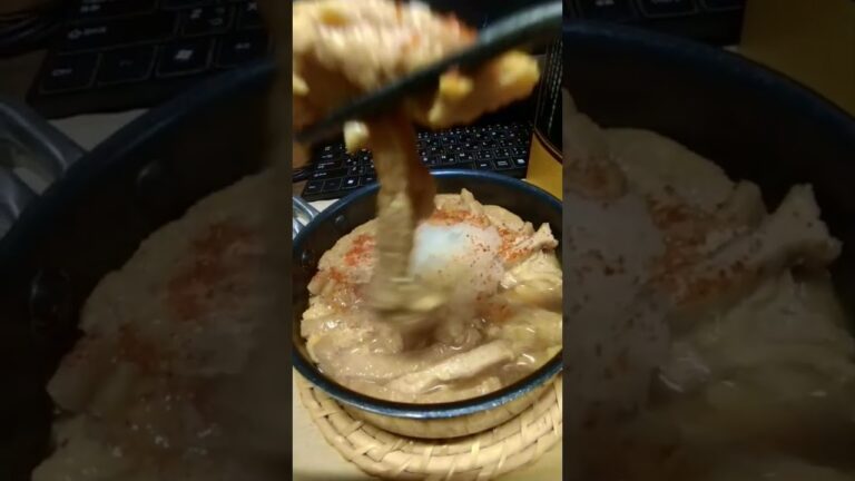 20230205日曜日：油揚げの卵とじ煮を食べる #shorts