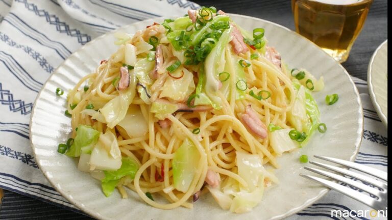 簡単コク増し！ いかの 塩辛と キャベツの ペペロンチーノ のレシピ 作り方