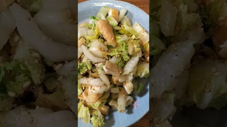 白菜の胡麻和え　10月25日　＃Shorts