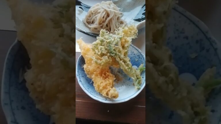 パリパリ天ぷら蕎麦#おすすめ #japan #ご飯 #japanese #おいしい #激ウマ #天ぷら #天ぷらそば #箱根 #兎月#オススメ #そば #蕎麦 #すぃログ52点