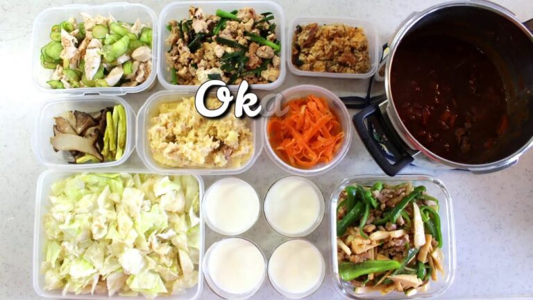 レシピ付/作り置きおかず「1時間で10品」09/11 10 meal preps in 1 hour