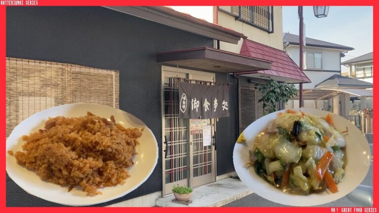 勝手に美味しいシリーズその259 栃木県宇都宮市 櫻井食堂 チキンライスと揚げ焼きそば Japanese restaurant that you think is delicious259