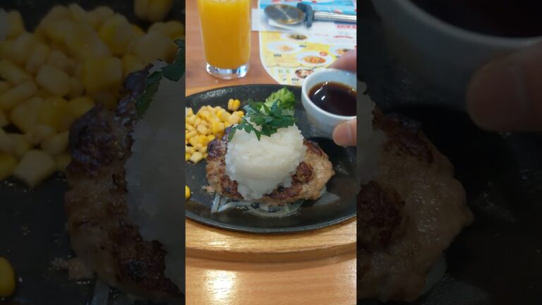 おろしポン酢ハンバーグ #food