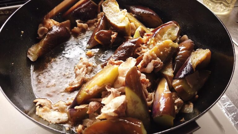 なすレシピ／ナスと豚バラ肉のみそ炒めの作り方／ばあちゃんの料理教室