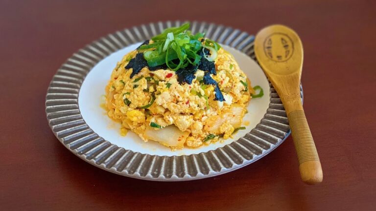 米なし！キムチチャーハン♪ダイエット中の晩ごはん♪