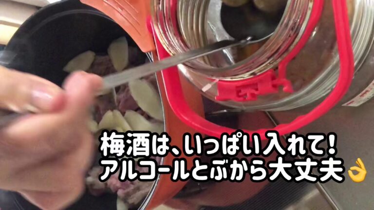 梅酒活用　スペアリブの煮込み