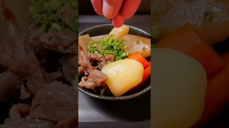 牛すじ煮込み作り方! #shorts