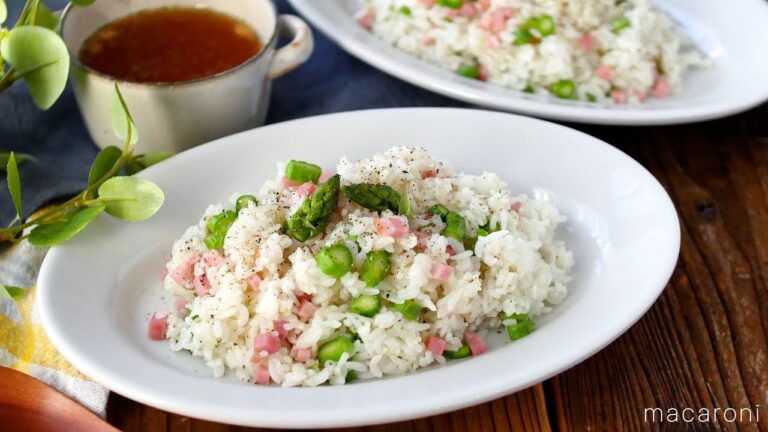 【アスパラごはん】混ぜるだけで簡単！バターのうまみたっぷり♪｜macaroni（マカロニ）