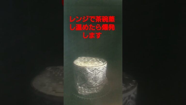茶碗蒸しが爆発