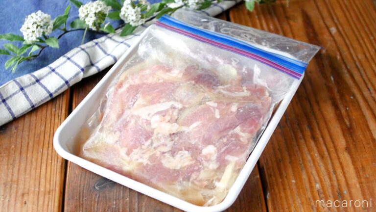 【豚肉のポン酢炒め】下味冷凍で味しみしみ！平日はラクにメインが完成♪｜macaroni（マカロニ）