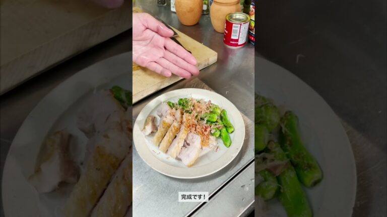 豚バラとししとうを塩だけで美味しくするレシピ #shorts