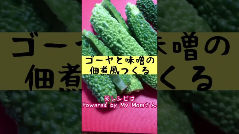 【激うまゴーヤ】拍手喝采ご飯のお供#shorts
