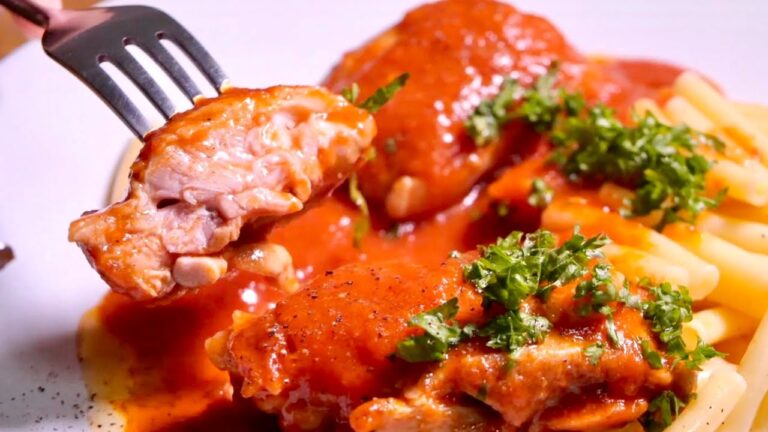 【チキンのトマト煮込み】旨味たっぷりたどり着いた圧倒的な美味しさ。鶏レシピ