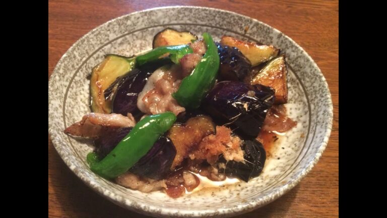 「肉なすしょうが焼き」作り方