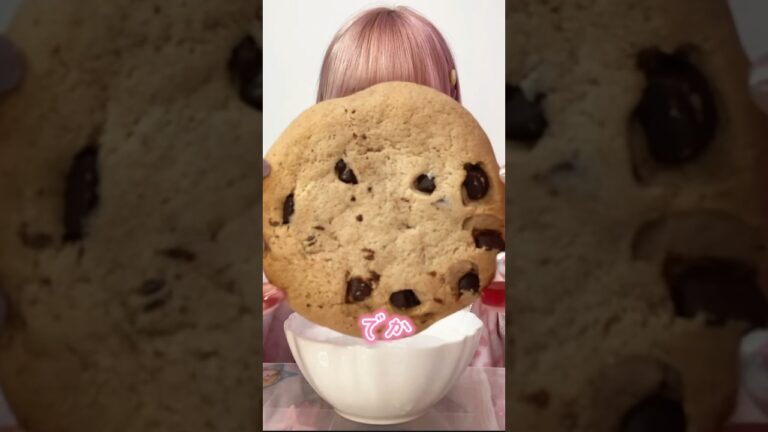 海外で流行ってるmilk & cookiesをやってみた🍪🍪 #snack #お菓子 #asmr #food #eating #milkandcookies #mukbang
