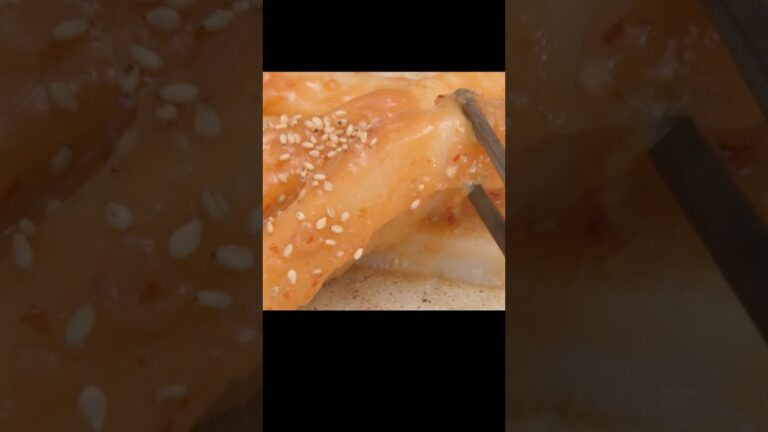 【お餅がくっつかない方法！】『お餅で旨辛トッポギ風！』お料理を科学するすぐできレシピ