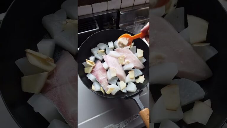 ぶり大根の作り方・レシピ／ばあちゃんの料理教室 #shorts