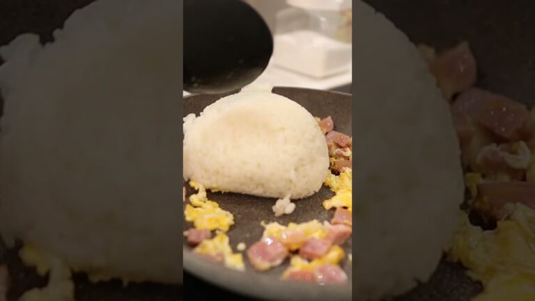 【ガーリックチャーハン】本当は教えたくない絶品男飯レシピ　#shorts