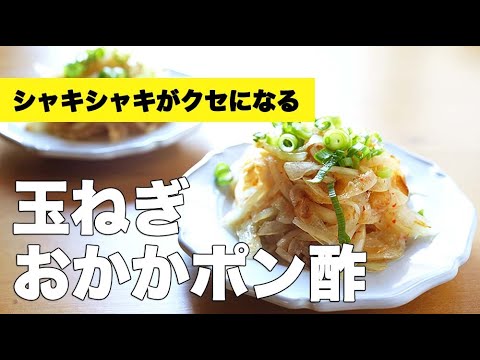 鰹節で旨みが引き立つ【玉ねぎおかかポン酢】の料理レシピ