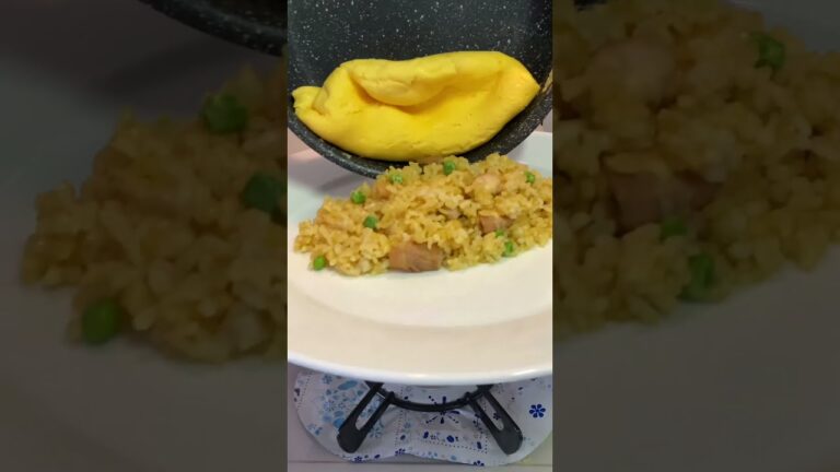 100日後に完璧なふわふわオムライスを作るお兄さん【18日目】 #omelet #shorts