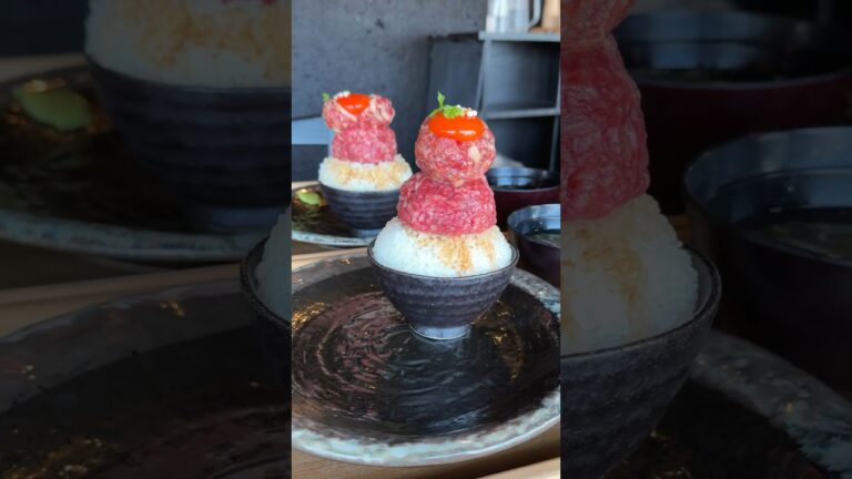 合法的に食べられる手毬ユッケ丼が最高！