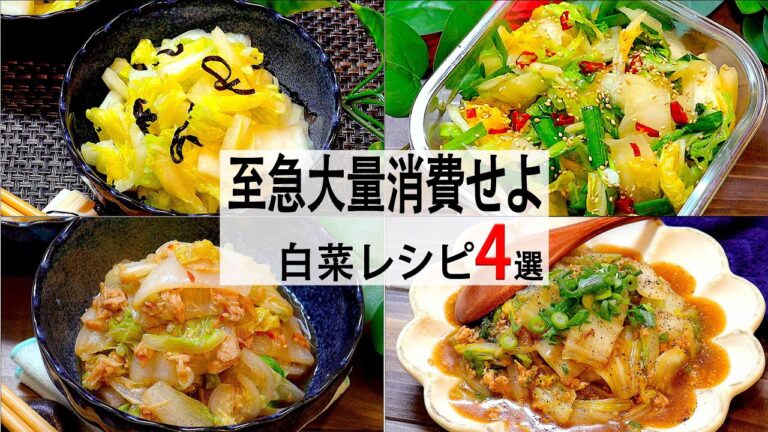 知り合いからたくさんもらって困ってる!!　白菜レシピ4選
