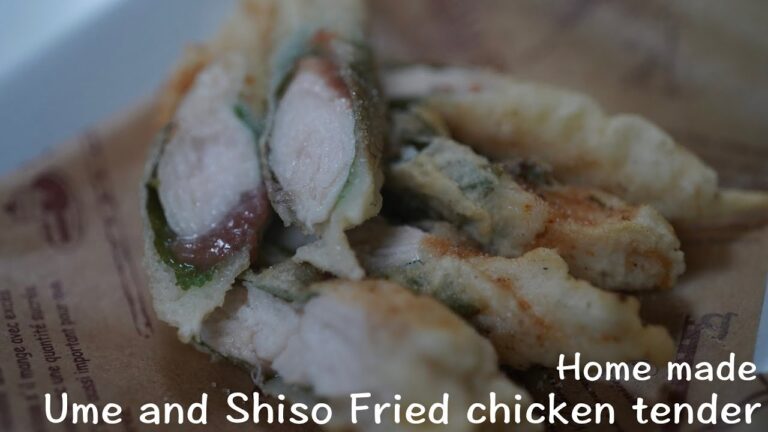 ［セブンイレブン風］梅としそのささみ揚げ☆Ume and shiso Fried chicken tender