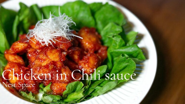 【海老じゃない⁈】#012 プリプリ鶏胸肉で作る絶品チリソース炒め！// How To Make Chicken In Chili Sauce