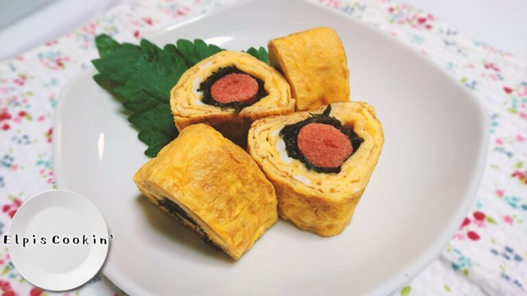 明太シソ巻き玉子焼き 【料理】