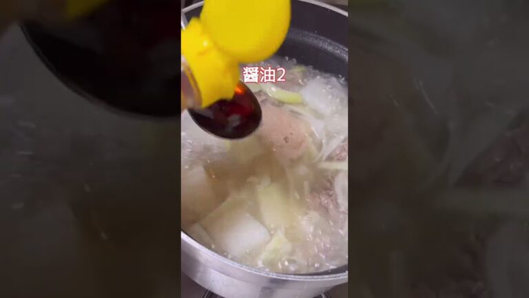 ソゴギムグッ(韓国家庭でよく食べるスープ、牛肉＋大根)