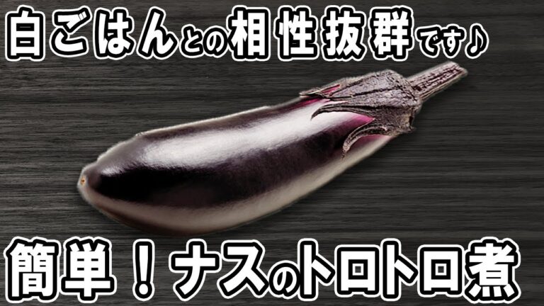 なすの簡単レシピ【なすのトロトロ煮】箸が止まらない！ご飯のおかわり必須な絶品おかずの作り方/なすびレシピ/作り置きおかず/お弁当おかず【あさごはんチャンネル】