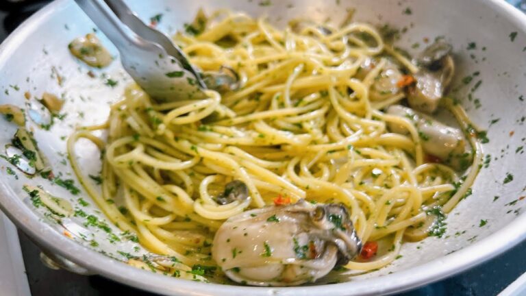 牡蠣の虜｜無限に食べたい【ペペロンチーノ】中毒性抜群のやみつきパスタ！