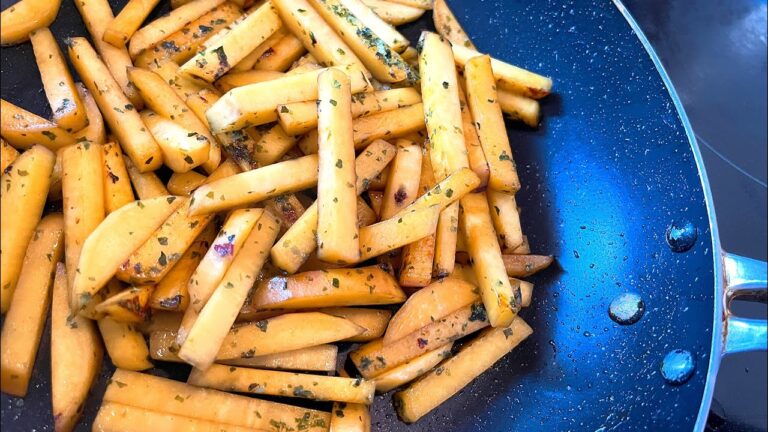 【さつまいも】を使ったバター醤油炒め。簡単に出来てお弁当のおかずにもオススメです!!