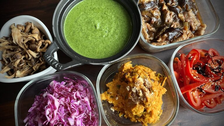 免疫力を高める【作り置き6品】決め手は野菜の色