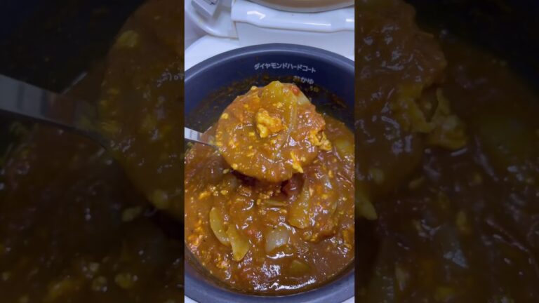 【tiktok670万再生】、炊飯器で作る究極の無水カレー