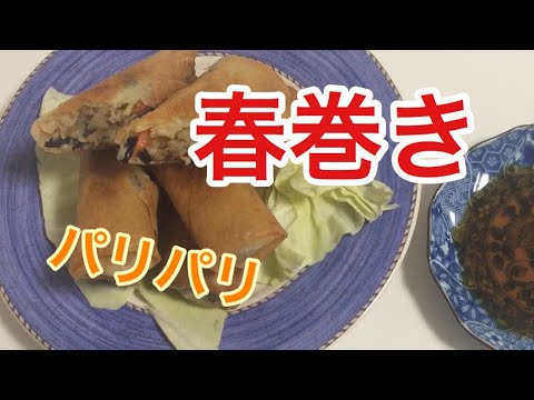 サイコロ春巻き