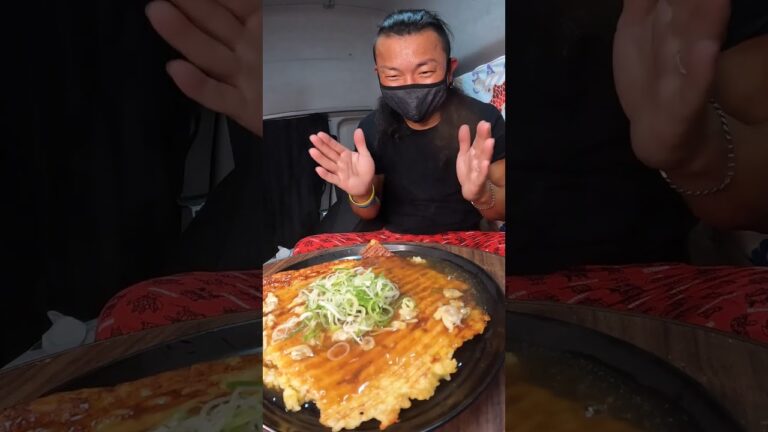 【Truck Cooking】Charred bean paste made with clams !【asmr】#shorts