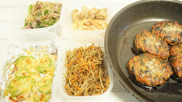 ☆簡単作り置きおかず5品！☆今日の夕飯にも使えます！【揚げないフライ/炒めるだけ】