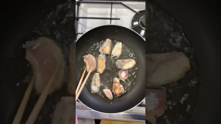 魚のおかず ブリのから揚げみぞれがけ #shorts